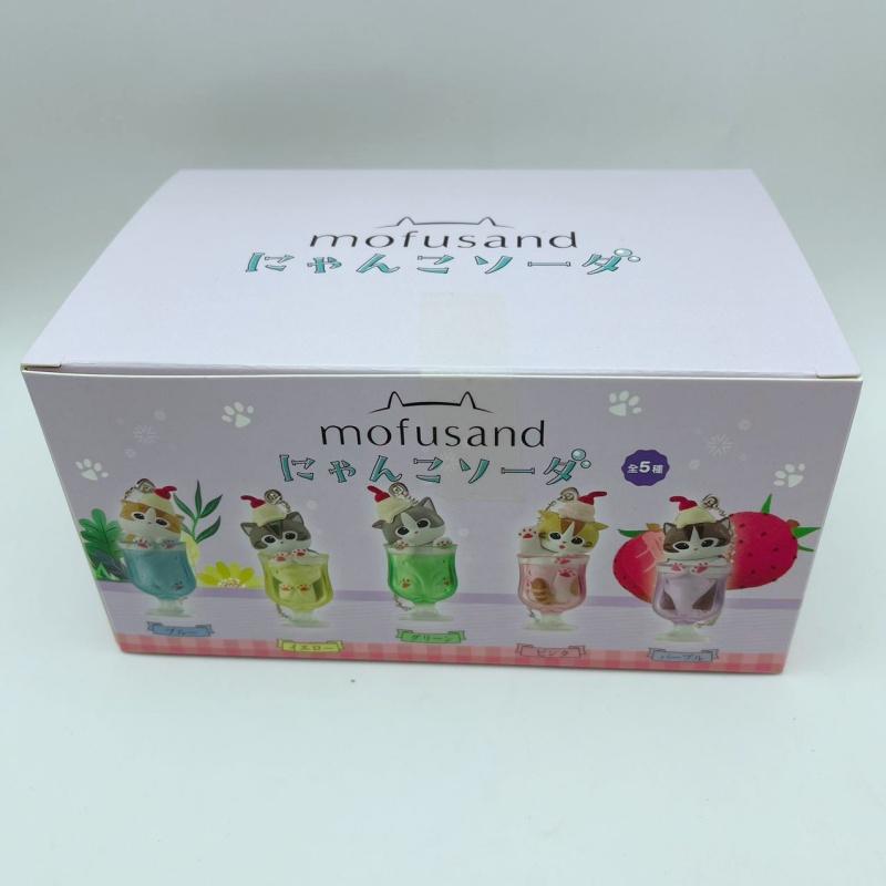  New Mofusand Cat Pudding Cold Drink Pendant Mini Figures Blind Box Anime Figures Ornaments Dolls Birthda Xmas Gifts Toy