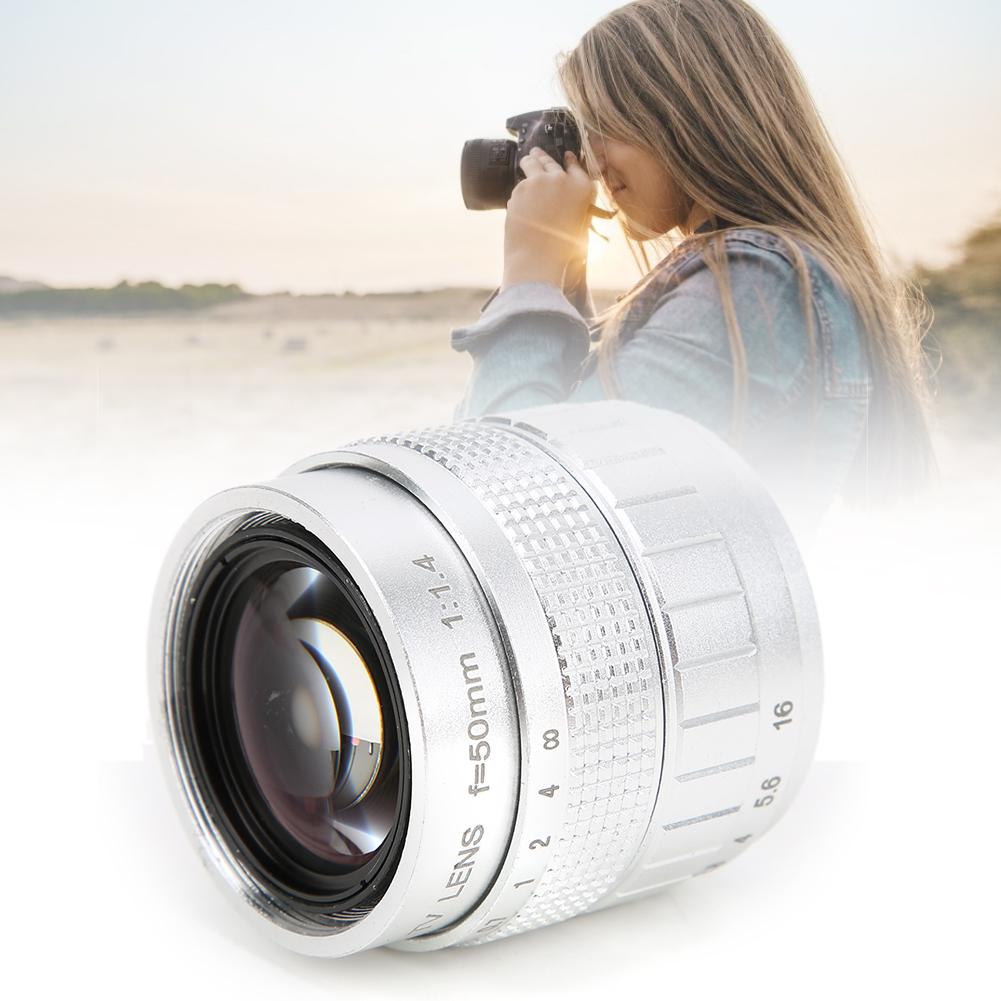 50мм F1.4 Объектив C Mount, используемый с адаптером для Беззеркальной камеры