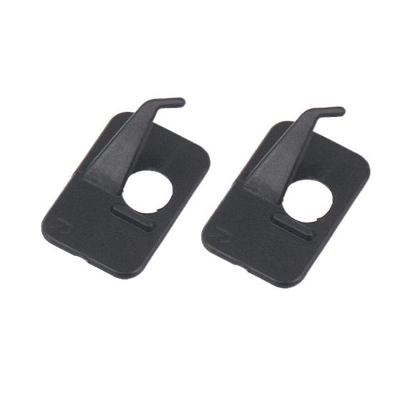 2Pcs Plastic Arrow Rest Black Recurve Bow Arrow Holder Self-Adhesive Back Hunting Shoot Targeting Accessory