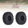 4PCS RC Truck Tires for AXIAL SCX24 1/24 Plastic RC Truck Wheel Tire Parts for Replacement Upgrade