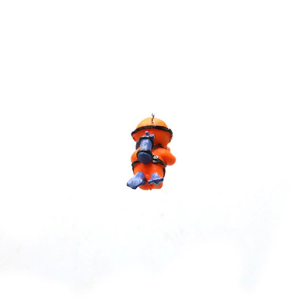 Resin Floating Diver Ornament Simulated Underwater World Aquarium Fish Tank Landscaping Decoration