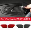 Для Chevrolet Camaro 2017-2022 автомобильные аксессуары из углеродного волокна интерьер авто внутренняя дверная чаша декоративная наклейка накладка рамка