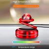 Solar Car Rotating Creative Ornaments Car Aromatherapy Air Freshener Aluminum Alloy Decoration Accessories