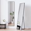Full-length, Wall-mounted, Stand-up Mirror, Foldable, Freestanding, Lightweight, Thin, Aluminum Alloy, 30 X 120 Cm, Right-angle, Fully Assembled, Larg