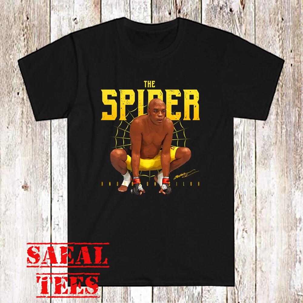 Men's and Women's T-shirts Anderson Silva The Spider MMA Fighter