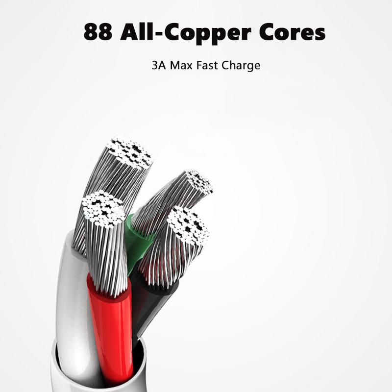 VAORLO Cute 'Sports' Dog Charging Cable For Micro Type-C IOS Support Data Transmission High Quality USB Fast Charge Cable