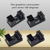 GPU VGA 8-контактный на 8-контактный 6-контактный female 6-контактный male Поворот на 180 градусов Угловой Разъем Адаптер питания