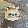 1PC Mini Serving Dishes Kitchen Cat Face Ceramic Dish Perfect Housewarming Gift Snack Plates Cute Spoon Holder Adorable