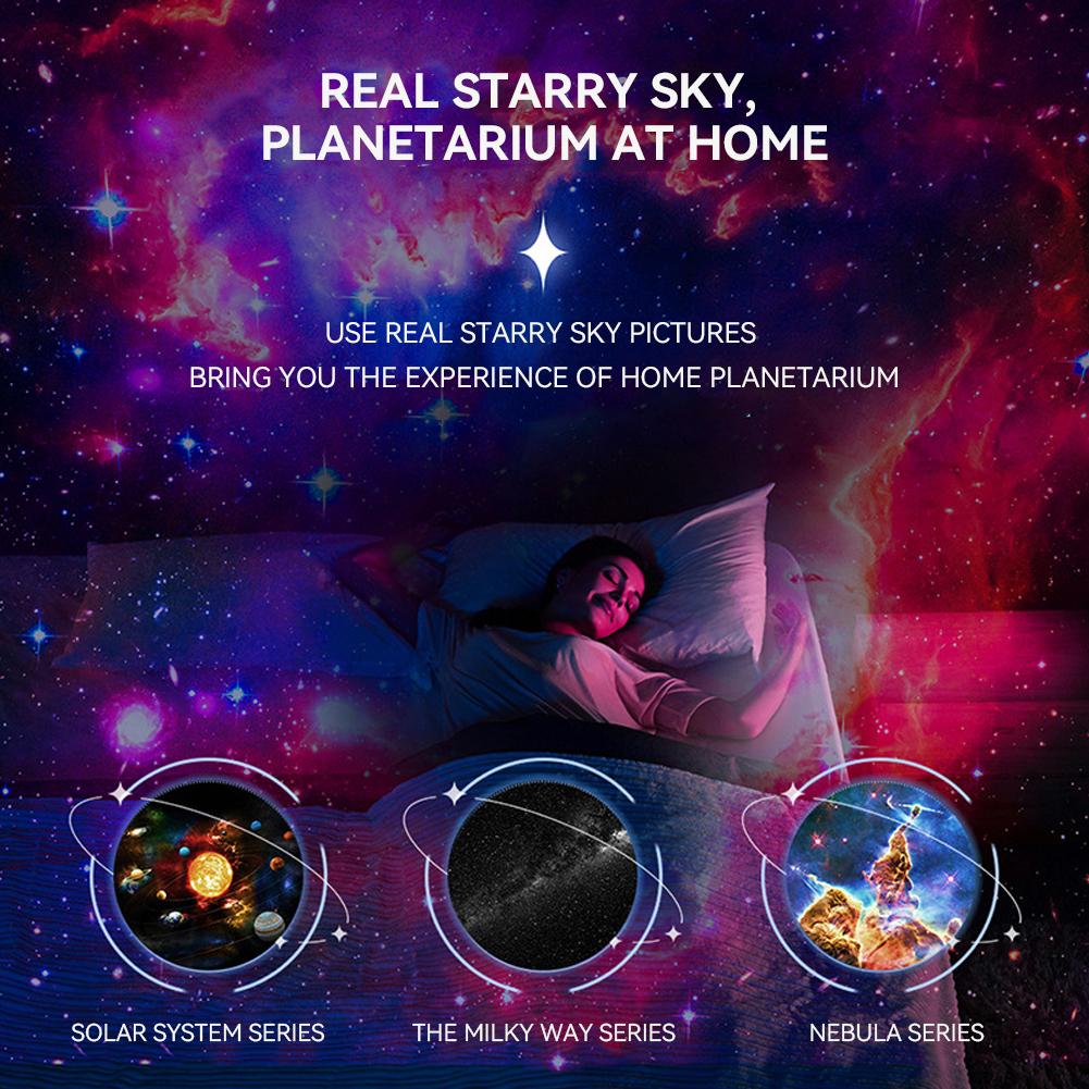 360° Rotate Planetarium Lamp Galaxy Projector Starry Sky Projector Night Light For Kids Bedroom Valentines Day Gift Wedding Decor