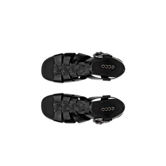 Used New [Echo] Sculpted Alba 25 Leather Women's Flat Strap Sandals EU36