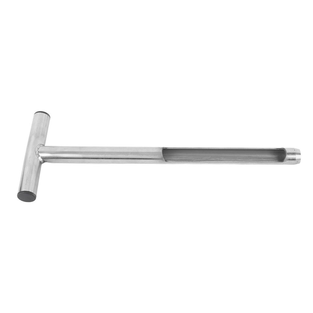 Soil Sampler with 2 Sampling Bags Reusable Stainless Steel T Handle Soil Probe for Plant Care Garden Lawn Farm