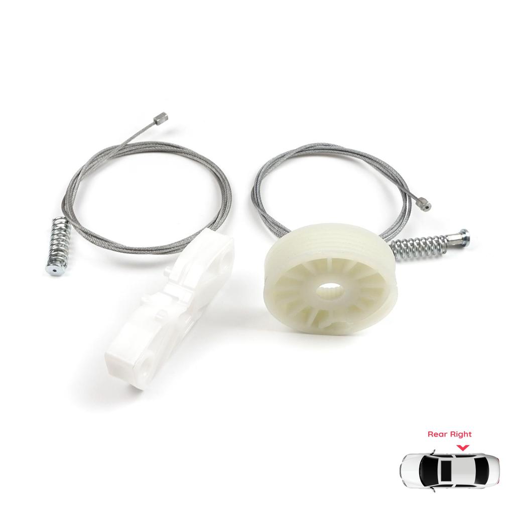 EWR1120 Electric Window Regulator Repair Kit Rear Right Quarter for Mercedes CLK W209 C209 A209 2002-2009 2-Door A2096700203