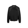SS23 Color Block Stripe Zip Jacket Men Jackets Obsidian-Black H63063