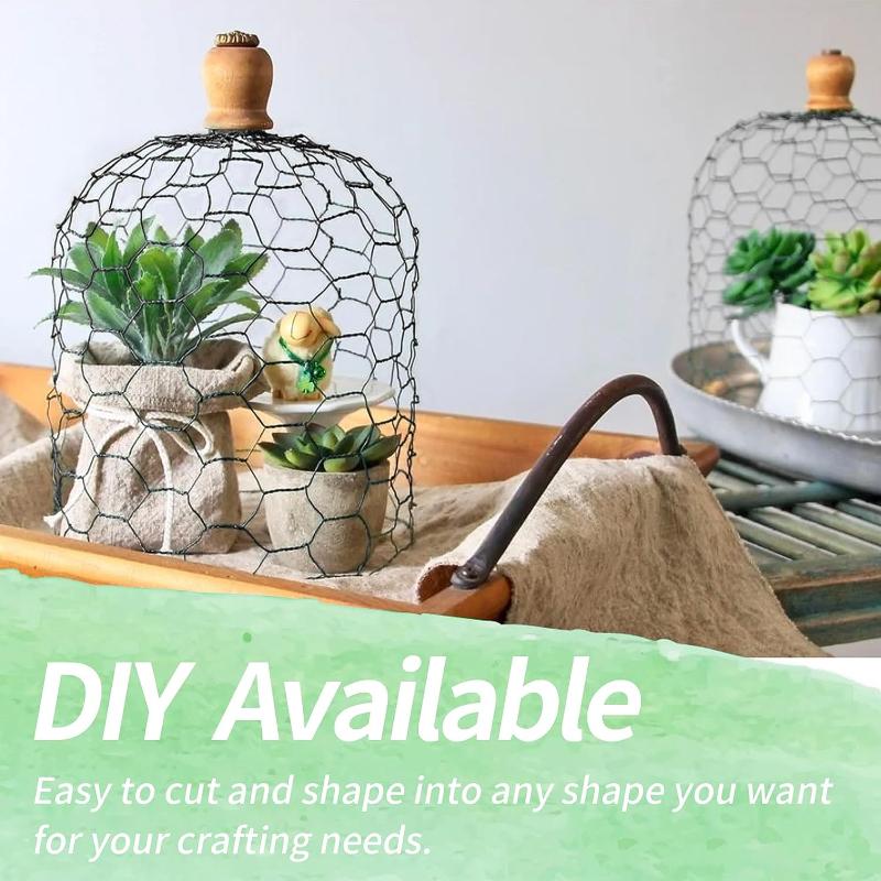 Сетка для забора из куриной проволоки, шестиугольная проволока для ограждения, шестиугольная форма для дома, вольера для птицы, садового цветка