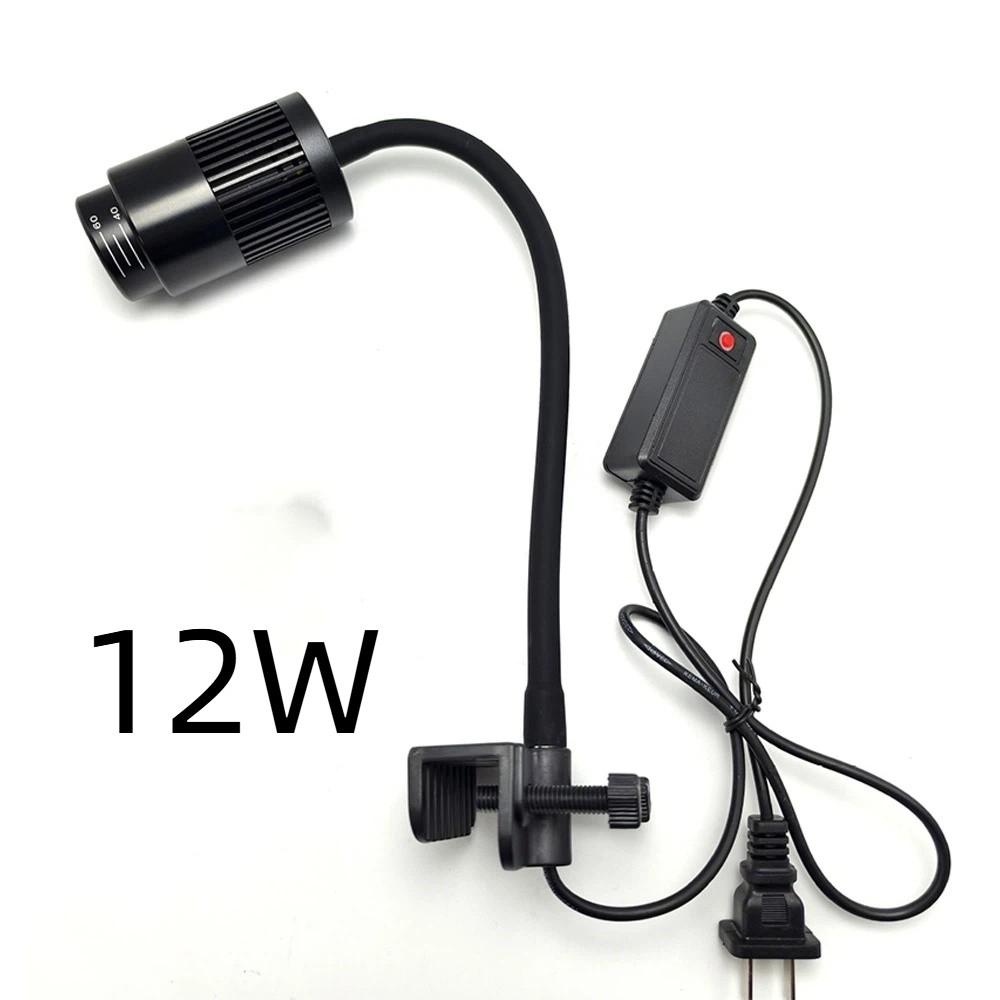 Простая установка 3/12 Вт Лампа-клипса для аквариума Диммируемый Поворотный Светодиодный свет для аквариума Водонепроницаемый Практичный Свет для выращивания Водные растения