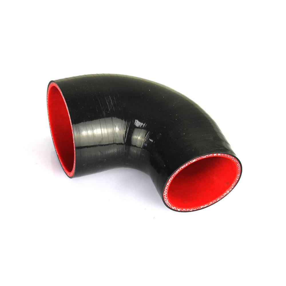 R-EP 90 degrees Reducer Silicone Elbow Hose 38 51 57 70 89 89MM Rubber Joiner Bend Tube for BMW Toyota Cold Air Intake Hose