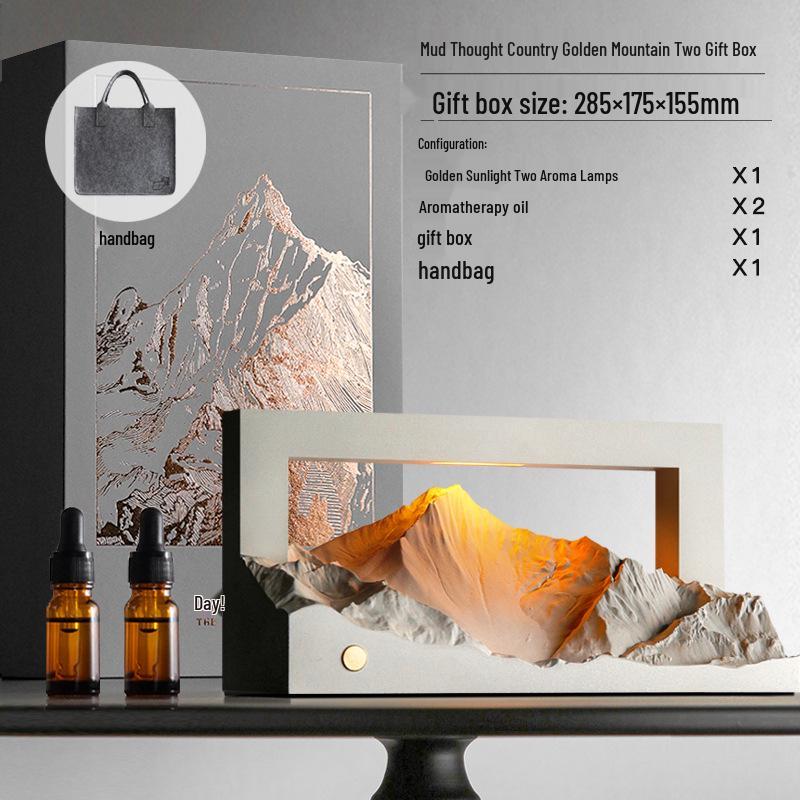 Ночник «Золотой горный восход»: Идеальная аромалампа для свадеб, новоселий, дней рождения и многого другого.