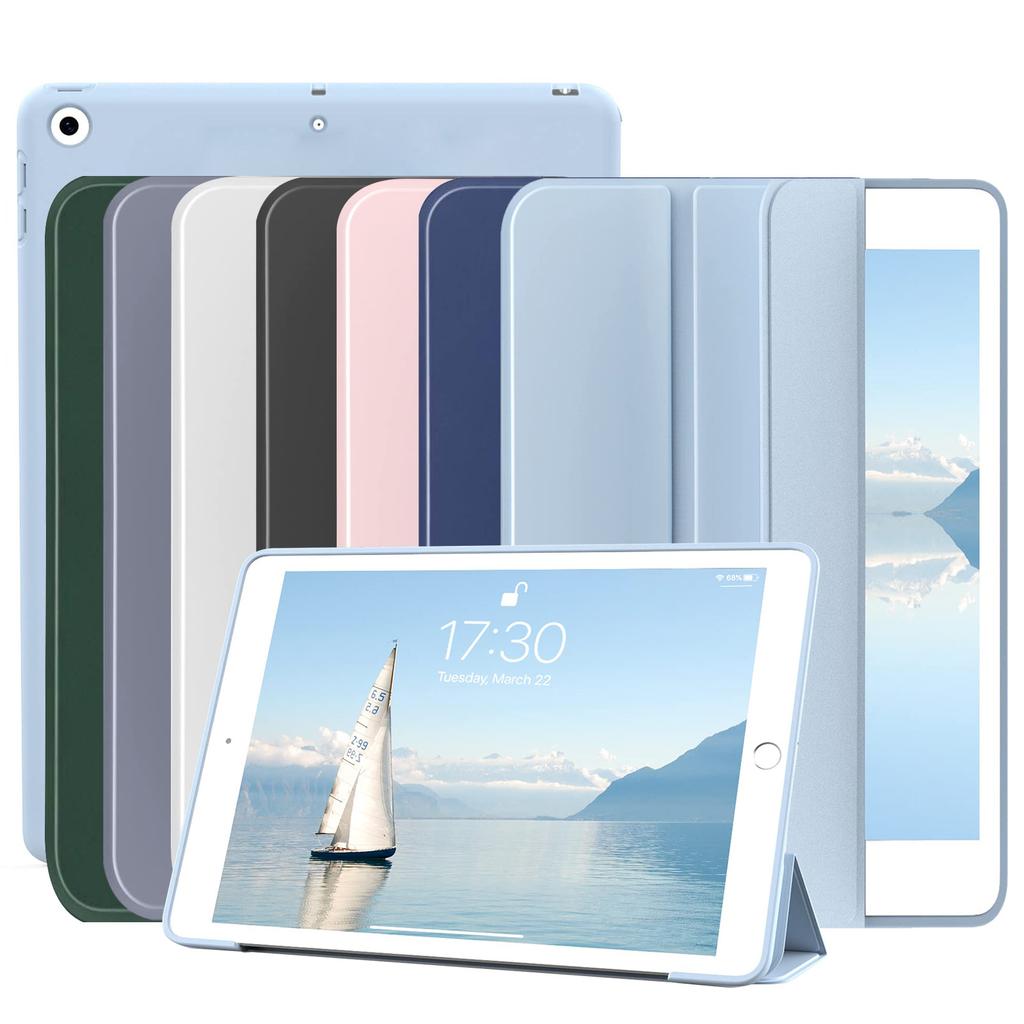 Для iPad 10.2 7-го 8-го 9-го Поколений Мягкий Силиконовый Чехол Для iPad 7 8 9 Кожаный Flip Smart Cover