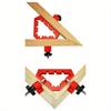 Triangular Fixed Clamp Woodworking Right Angle Ruler 90° Positioning Block Right Angle Clamp Ruler Woodworking Tools