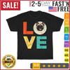 Funny French Bulldog Love Heart Xmas Valentines Day Vintage T Shirt Men Women