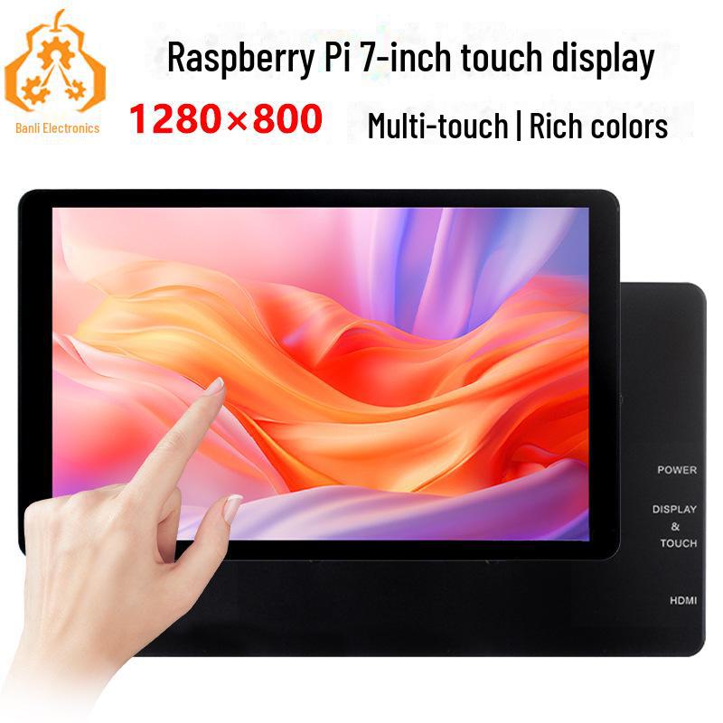 Емкостный сенсорный дисплей Raspberry Pi 7" 1280x800 с HDMI/Type C