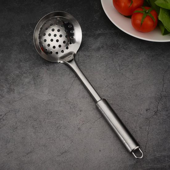 5Pcs Stainless Steel Kitchen Utensils Set Heat Resistant Non-Stick Spoons Spatula with Hanging Hole Ergonomic Handle Cooking Tools