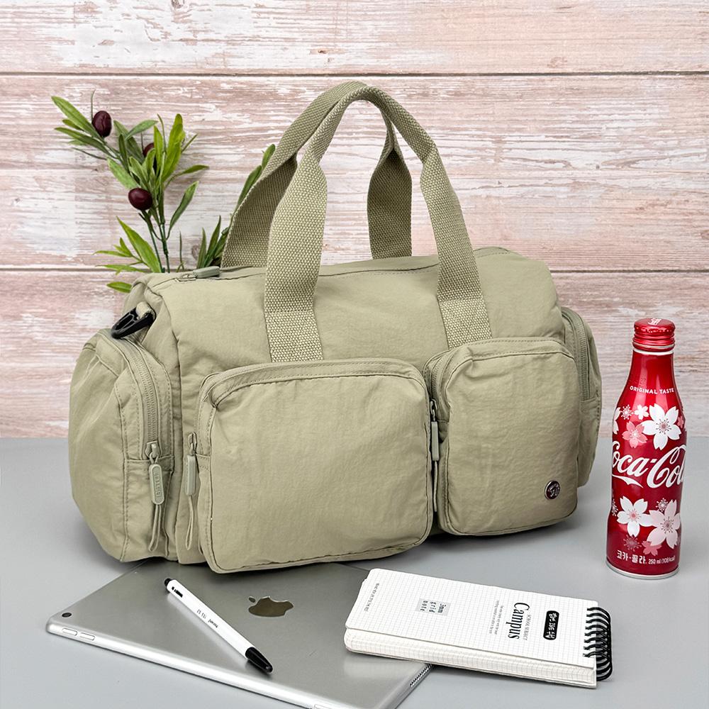 BRBAG BR_5621 Casual Boston Two Pockets Tote Crossbody Bag