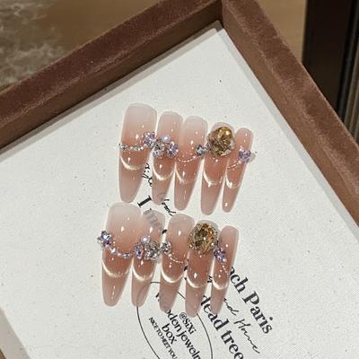 Чистое желание, золотисто-прозрачные румяна, улыбка, цепочка из сплава «кошачий глаз», жемчужно-слоистый бриллиант, роскошный, золотистый