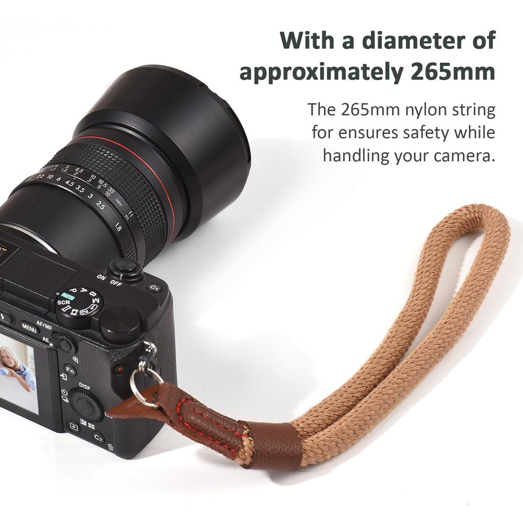 26.5cm Adjustable Camera Wrist Strap Lanyard for Camera Hand Strap for DSLR Digital Mirrorless