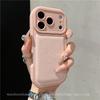 iPhone 17 Pro Max Защитный чехол с текстурой кожи и воздушной подушкой, противоударный, однотонный, для iPhone 16