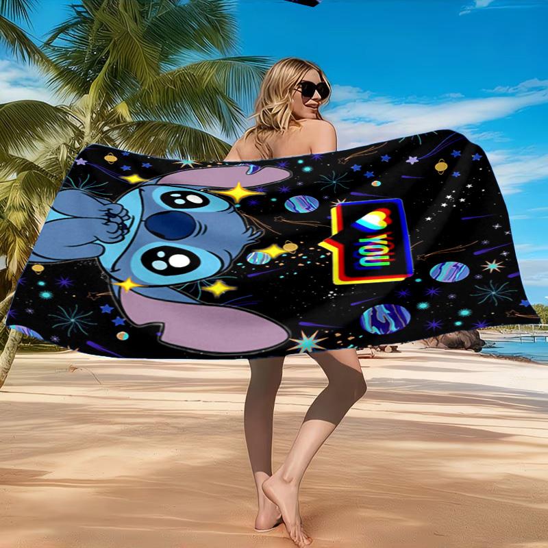 626 Experimental Artwork Printed Microfiber Beach Towel, Soft And Absorbent, Quick-Dry, Ideal for Summer Travel, Beach Essential, Swimming Pool