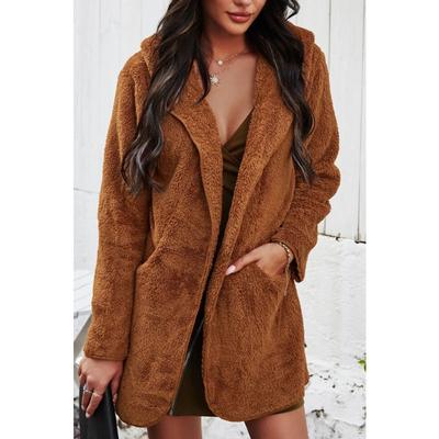 Женский новый двухсторонний плюшевый свободный осенне-зимний пушистый теплый топ средней и длинной длины с защитой от меха