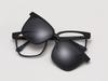 TJ2190 Unisex Three-in-One Magnetic Polarized Clip-on Sunglasses Set