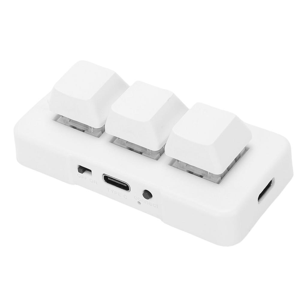 3 Keys Small Keypad USB Wired 2.4G Wireless Custom Mechanical Keyboard for Gaming and Work