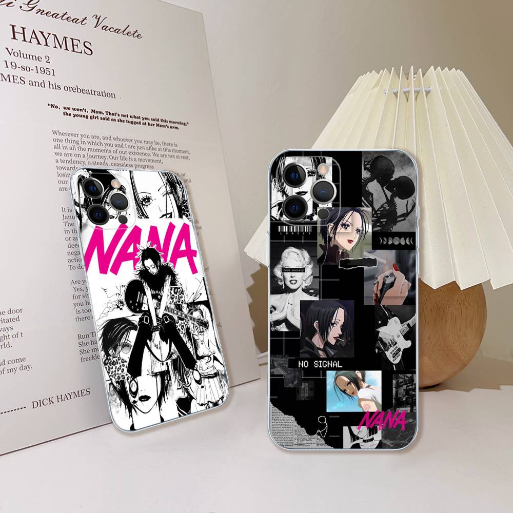 Чехол для телефона с аниме NANA Для iPhone 16 15 14 11 12 13 Mini Pro XS Max Чехол 6 7 8 Plus X Funda Shell