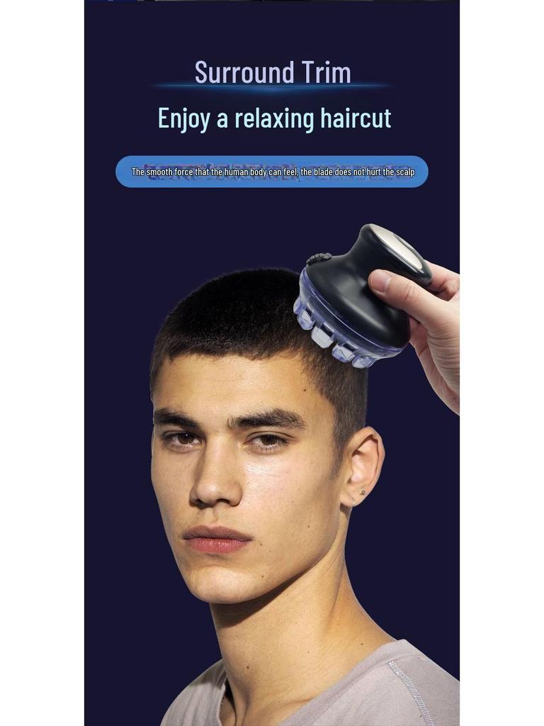 Men's & Children's UFO Electric Hair Clipper - Self-Service Digital Shaver for Bald Styles At Home