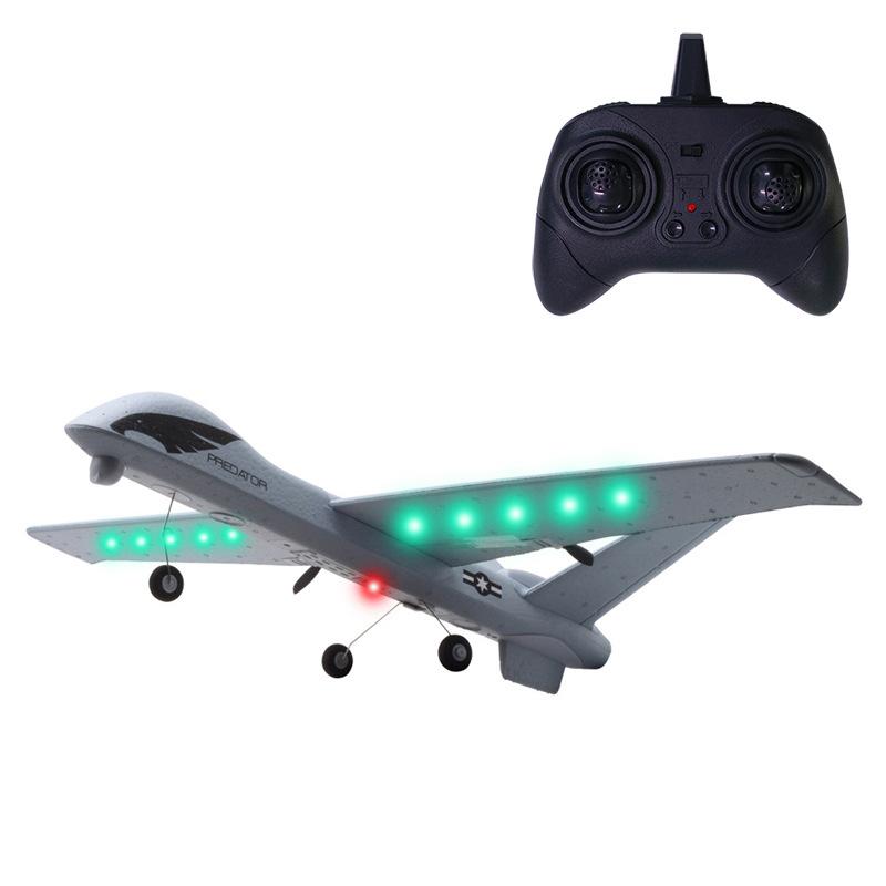 FX801 Remote-controlled glider, fixed-wing foam aircraft, build-it-yourself children’s toy, for outdoor use, 2.4GHz remote control