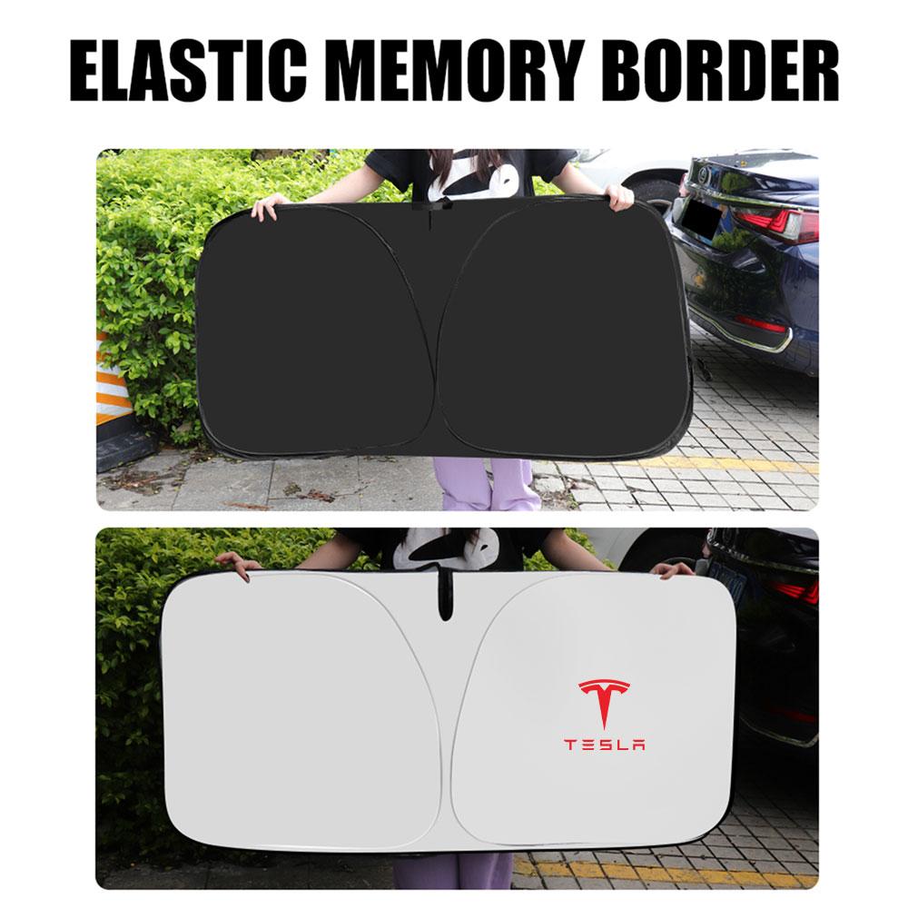 Складной солнцезащитный козырек на лобовое стекло автомобиля для Tesla Model 3 Model S Model X Mod WYE K80 Roadster Invader Mod WYE