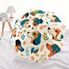 1pc Dogs Floral Automatic Open/close, Heavy-Duty Iron Frame & 8-Rib structure, Compact Folding Umbrella for Women/Men, All-Season Travel,  123