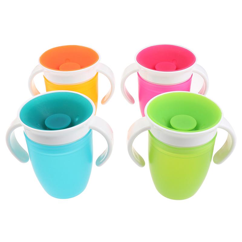 На 360 градусов можно вращать волшебную чашку для обучения ребенка, чашку для питья, герметичный ребенок