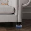 4Pcs Rectangle Furniture Riser Stackable Heavy Duty Bed Riser Anti-slip Washing Machine Refrigerator Desk Couch Chair Sofa Leg Lift Heightening Foot