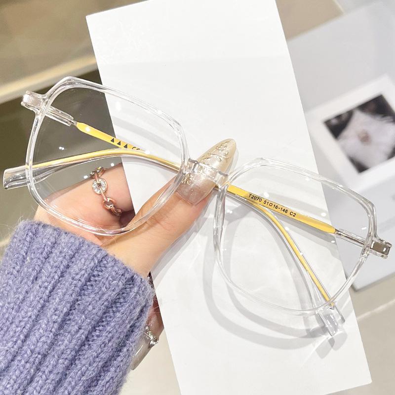 Корейская версия Готовые очки от близорукости Модные Унисекс Оверсайз Очки для близи Блокировка синего света Защита глаз Очки