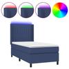 VidaXL Slat Bed Base with Mattress and LED, Upholstered Bed, Single Bed, Adult Bed for Interior Bedroom, 3138435