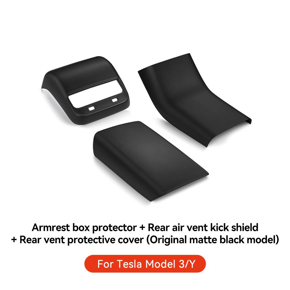 YZ для Tesla Model Y/3 Подлокотник Задний Кондиционер Выходной Фильтр Решетка Защитная Крышка Заднего Воздуховода Автомобильные аксессуары
