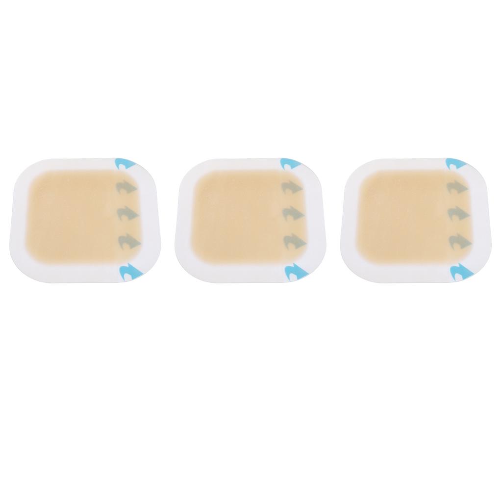 3Pcs Hydrocolloid Dressing Bandages Self Adhesive Concealed Wound Dressing for Bedsore Blister Care