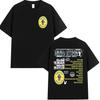 Y2k Fashion Top Rapper Bad Bunny Tour 2025 Album Merch T Shirts Debi Tirar Mas Fotos DTMF Graphics Cotton Printed T-shirt Unisex