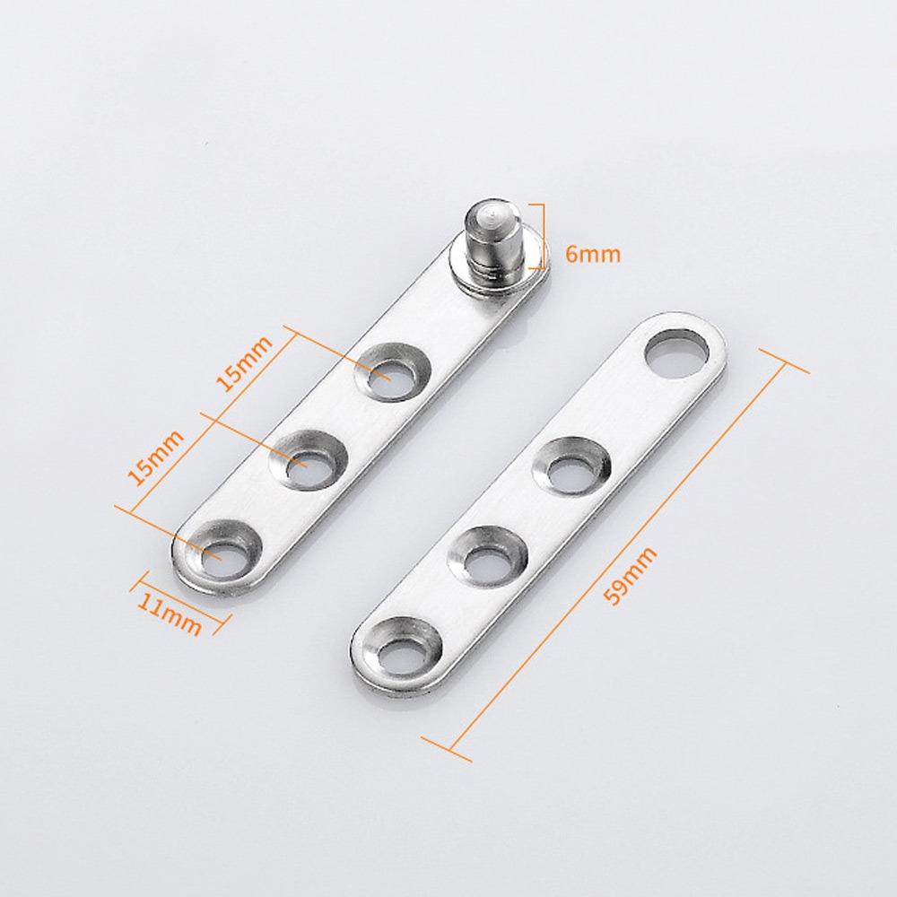 Stainless Steel Location Shaft 64mm-150mm Positive Axis Eccentric Shaft  Door Cabinet Cupboard