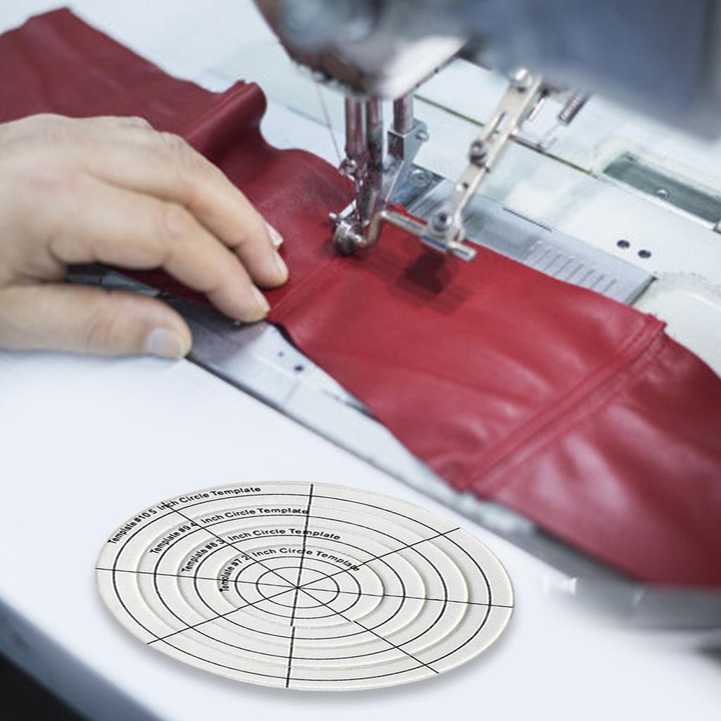 10 Pcs Quilting Template Ruler Multifunctional Regular Plate Template Acrylic Clear Patchwork Ruler for Sewing Quilting