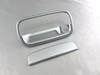 BRIGHTZ Door Handle Covers and Rear Hatch Knob Plate Set in Satin Silver for Toyota Hijet Cargo S331V Compatible with and 331 S321V, [REA-DHC-030].