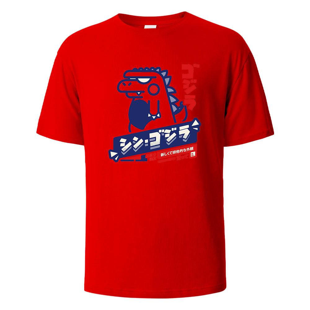 Monsters Print TShirt 100 Cotton Summer Tees For Men Women Oversize Casual Tops